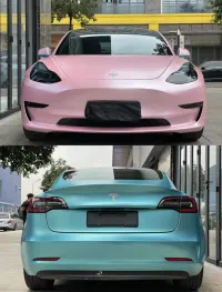 Matte Pure Metal Cherry Pink Car Vinyl Wrap review 0