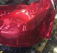 Gloss Red Mirror Chrome Car Vinyl Wrap review 1