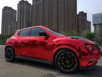 Gloss Red Mirror Chrome Car Vinyl Wrap review 1
