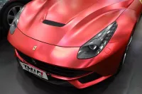 Satin Chrome Prismatic Red Car Vinyl Wrap review 2