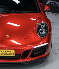 Gloss Metallic Vampire Red Car Vinyl Wrap review 3