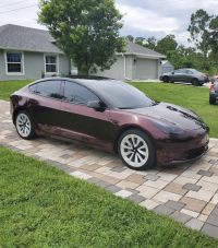 Gloss Metallic Black Rose Car Vinyl Wrap review 0