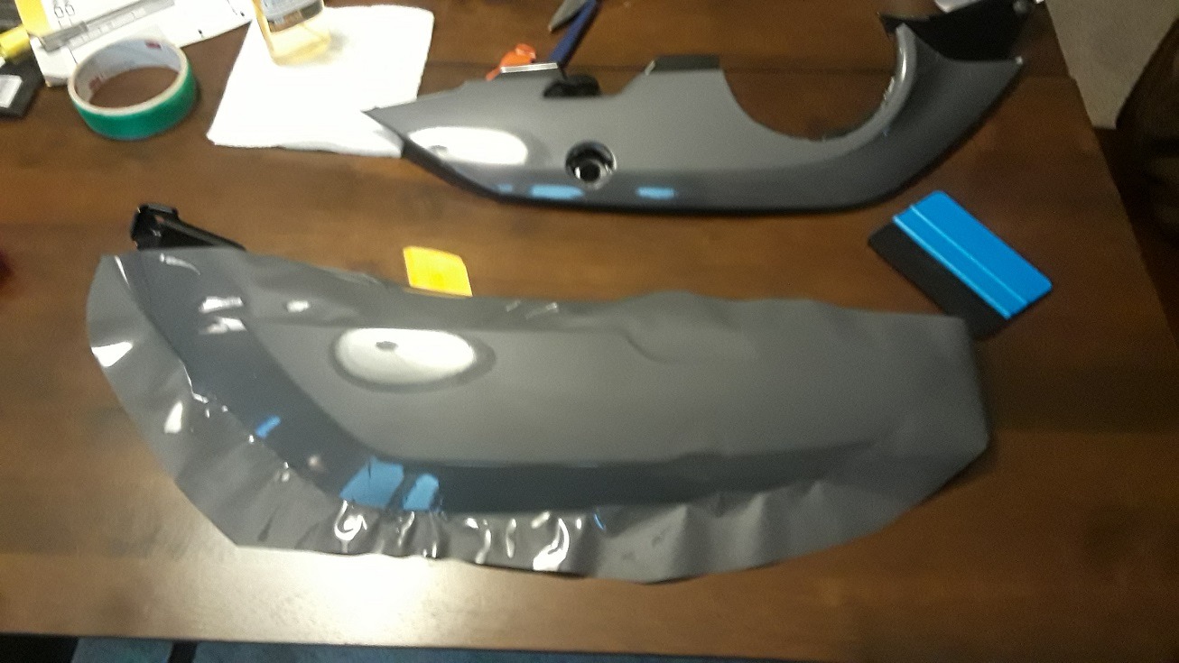 Super Gloss Light Nardo Grey Car Wrap review 2