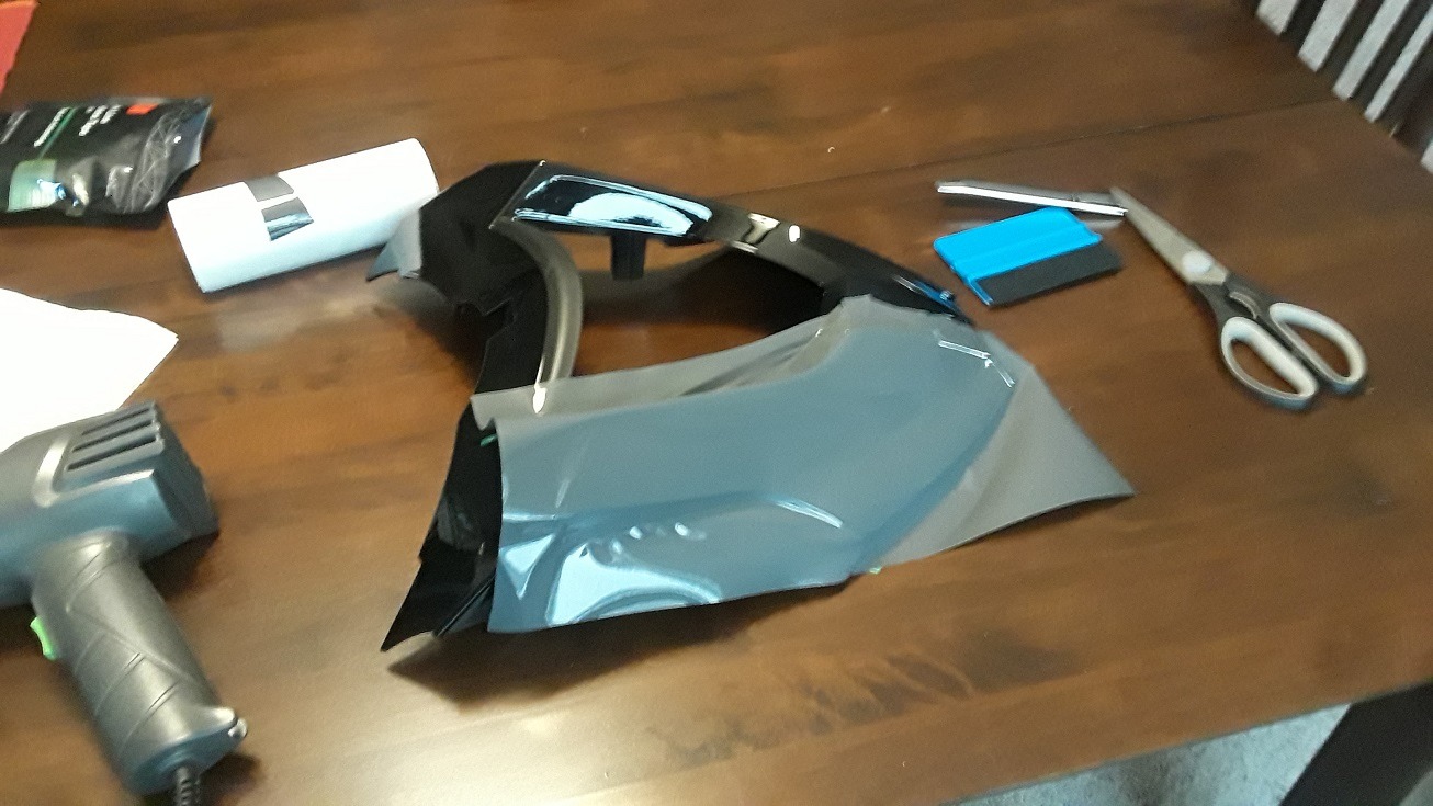 Super Gloss Light Nardo Grey Car Wrap review 4