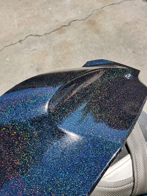 Glossy Laser Black Car Vinyl Wrap review 