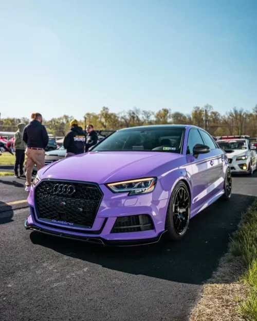 Super Gloss Lavender Purple Car Vinyl Wrap review 