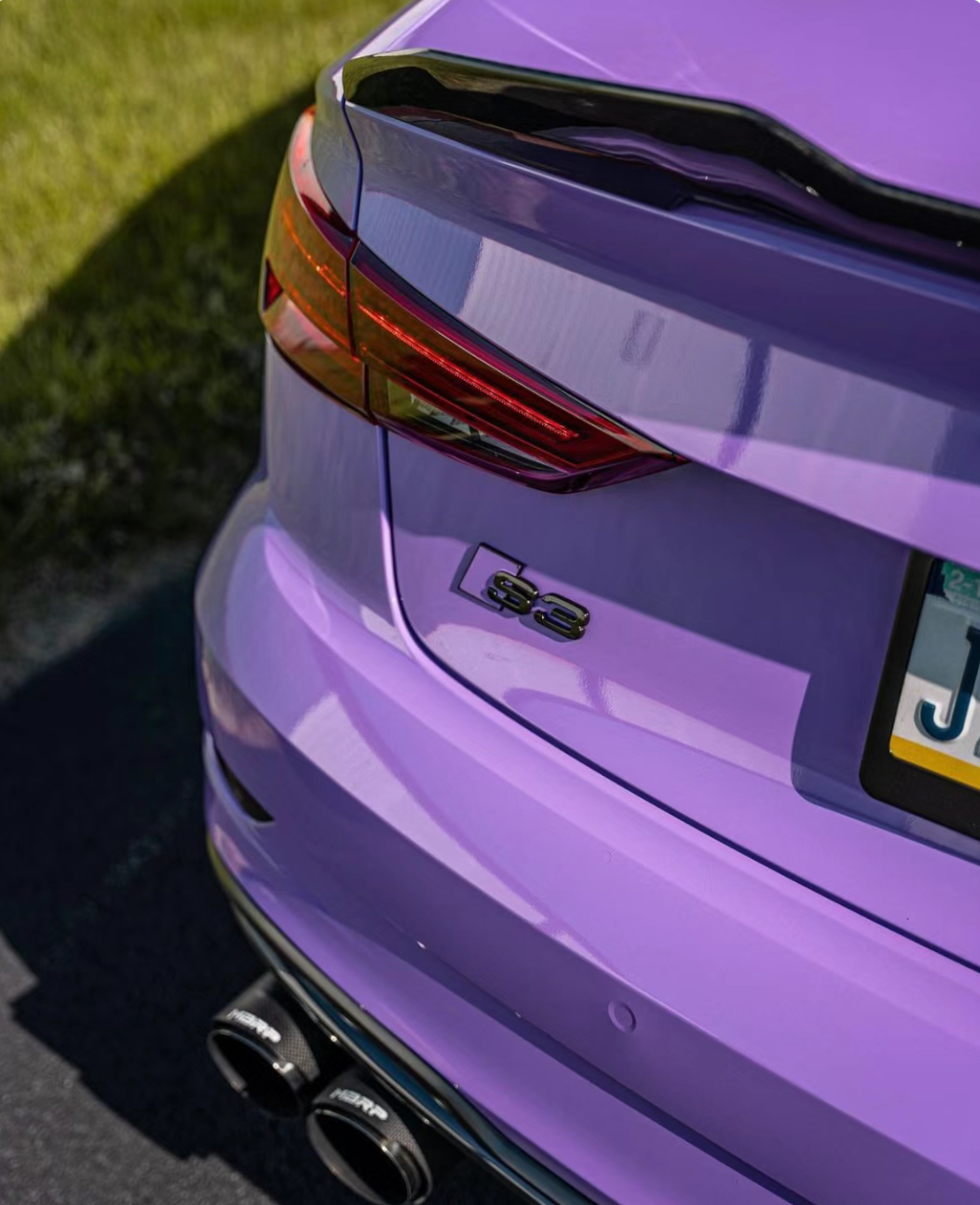 Super Gloss Lavender Purple Car Vinyl Wrap review 2