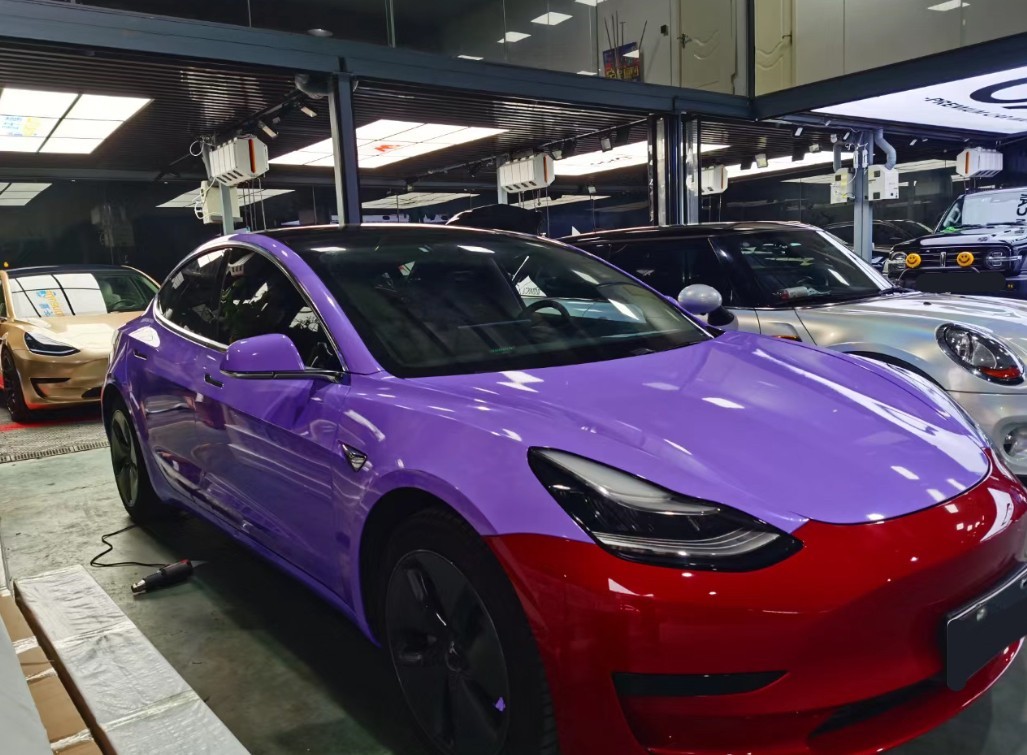 Super Gloss Lavender Purple Car Vinyl Wrap review 0