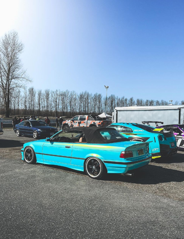  Metallic Neon Ice Blue Car Vinyl Wrap review rky 01