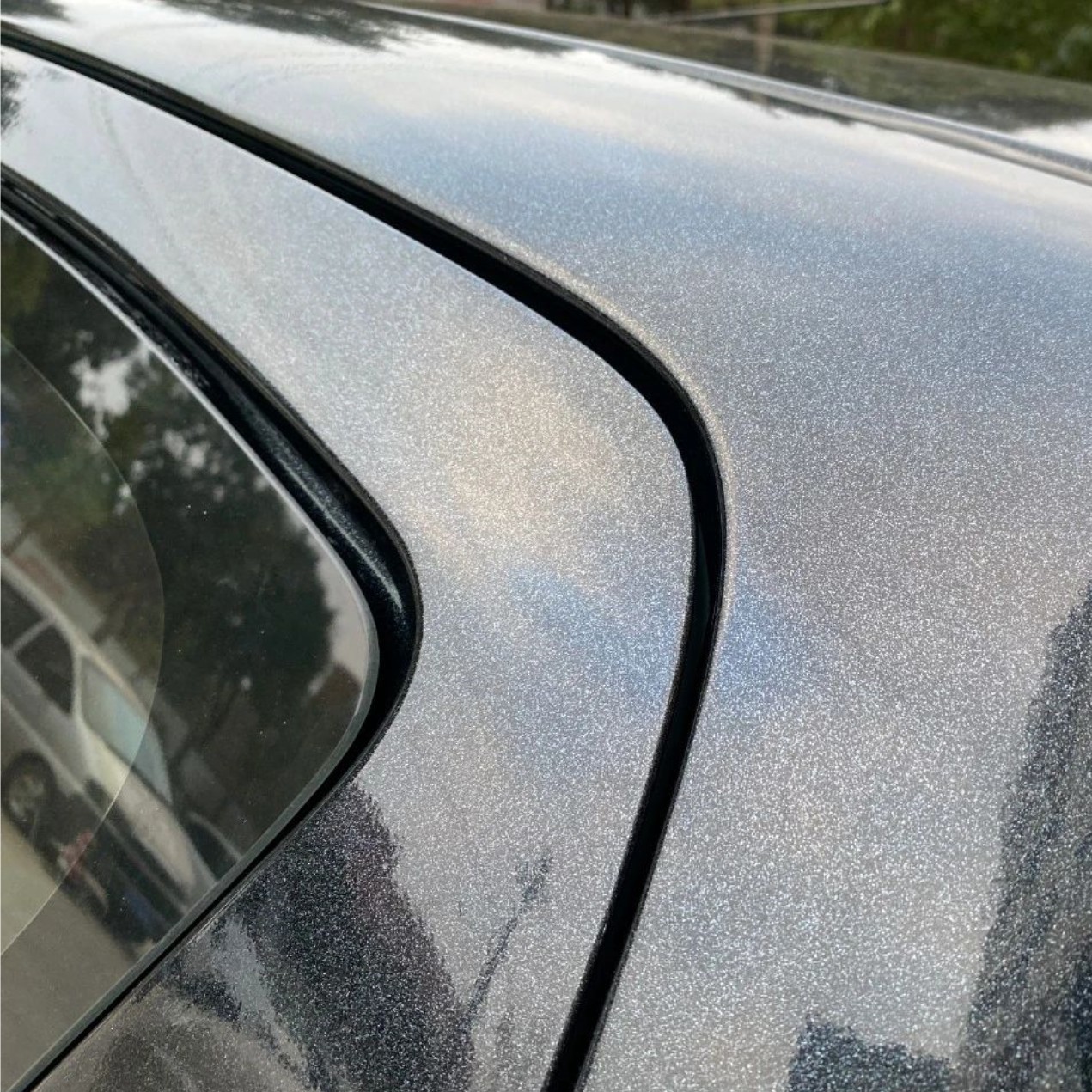 Gloss Black Diamond Car Vinyl Wrap review 0