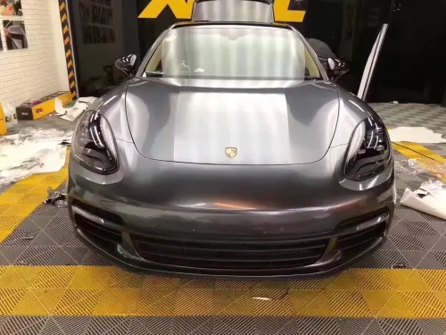 Metal Paint Combat Grey Car Vinyl Wrap review 
