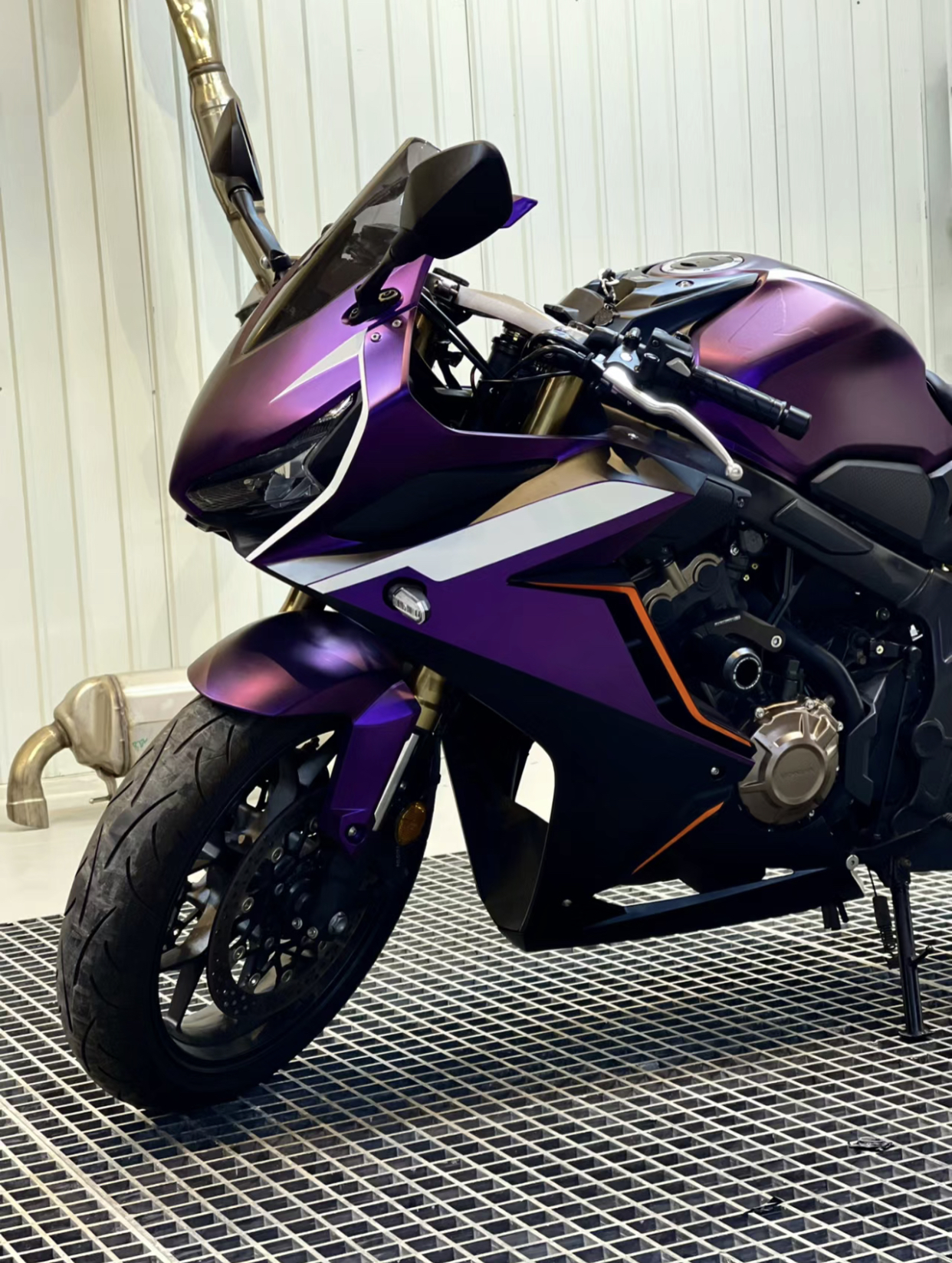 Matte Metallic Purple Car Vinyl Wrap review 2