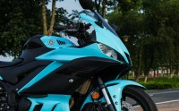 Super Gloss Sky Blue Car Vinyl Wrap review 0