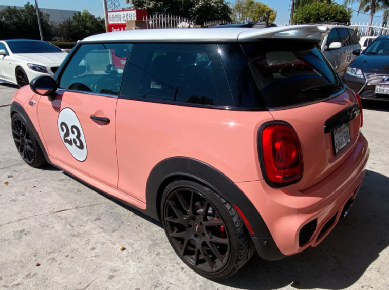 Super Gloss Salmon Pink Car Vinyl Wrap review 0