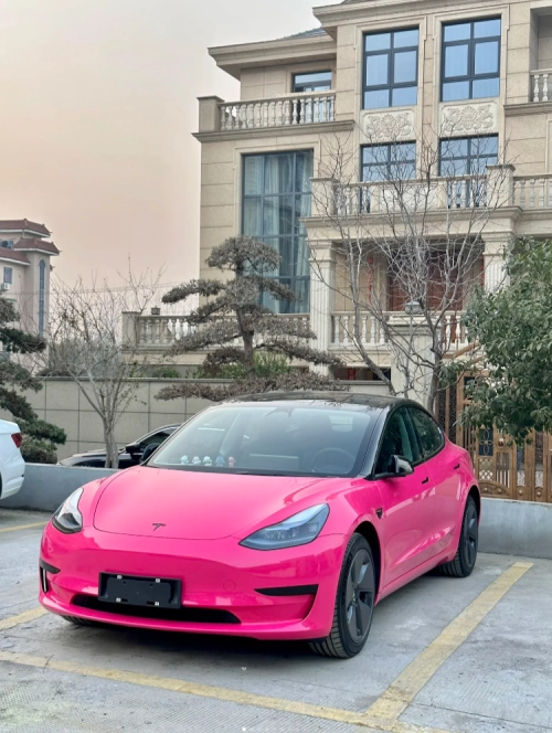 Super Gloss Rose Red Car Vinyl Wrap review 