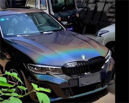 Glossy Laser Black Car Vinyl Wrap review 