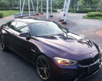 PET Gloss Metallic Midnight Purple Car Vinyl Wrap review 0