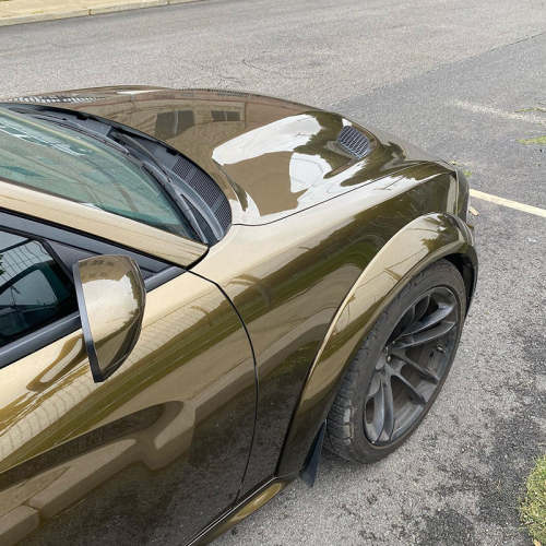 Gloss Metallic Midnight Gold Car Vinyl Wrap review 
