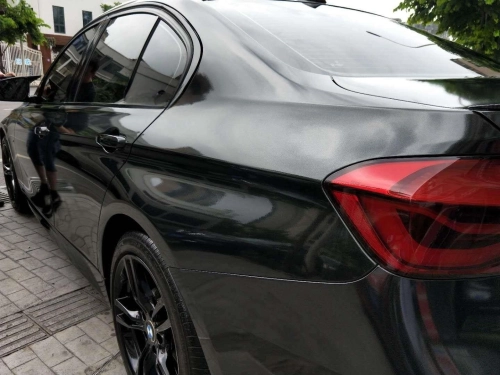 Gloss Metallic Black Car Vinyl Wrap review 