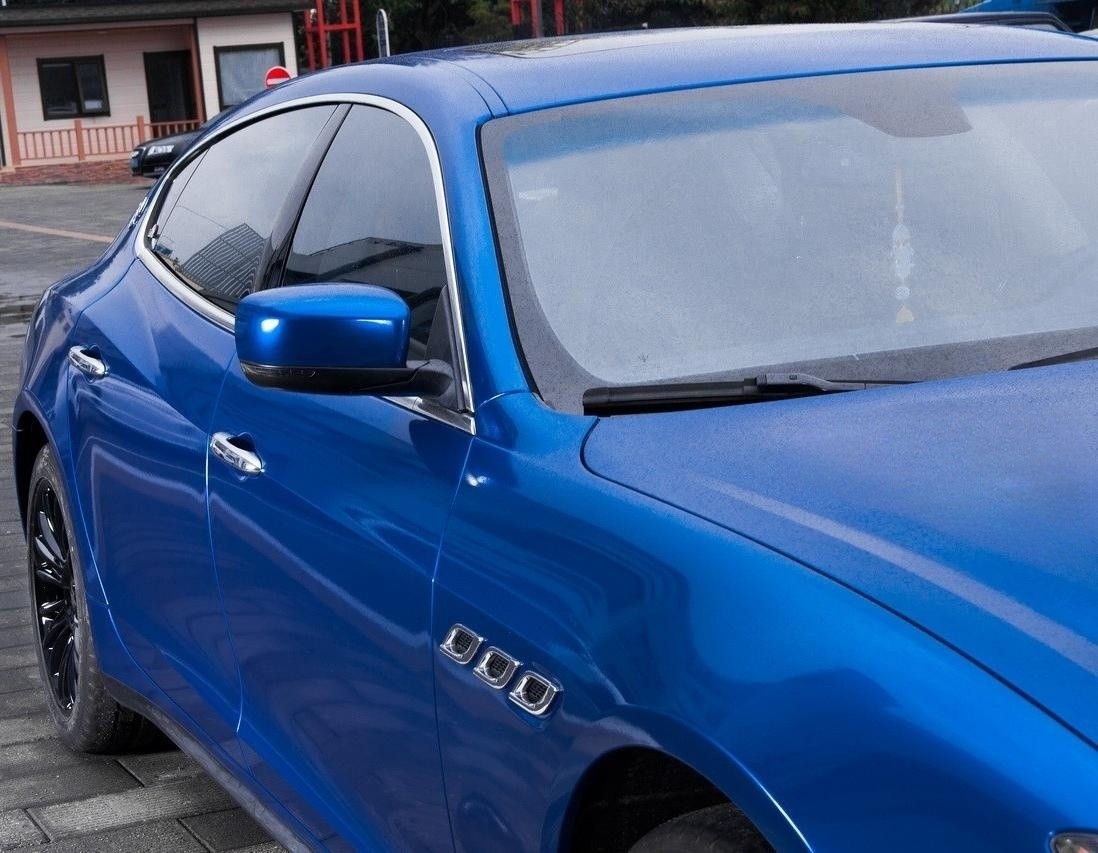 Gloss Metallic Jazz Blue Car Vinyl Wrap review 0
