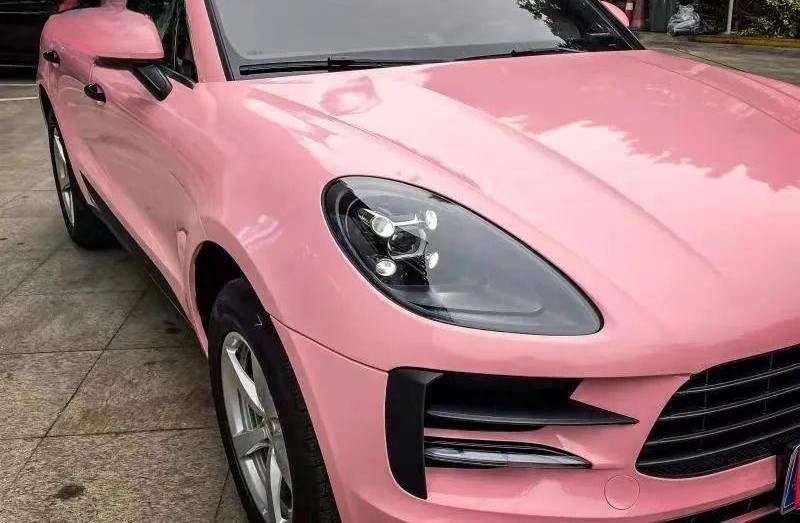 Gloss Rouge Pink Car Vinyl Wrap review 0
