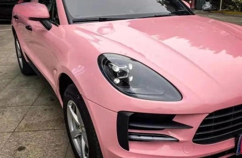 Gloss Rouge Pink Car Vinyl Wrap review 