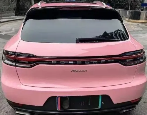 Gloss Rouge Pink Car Vinyl Wrap review 