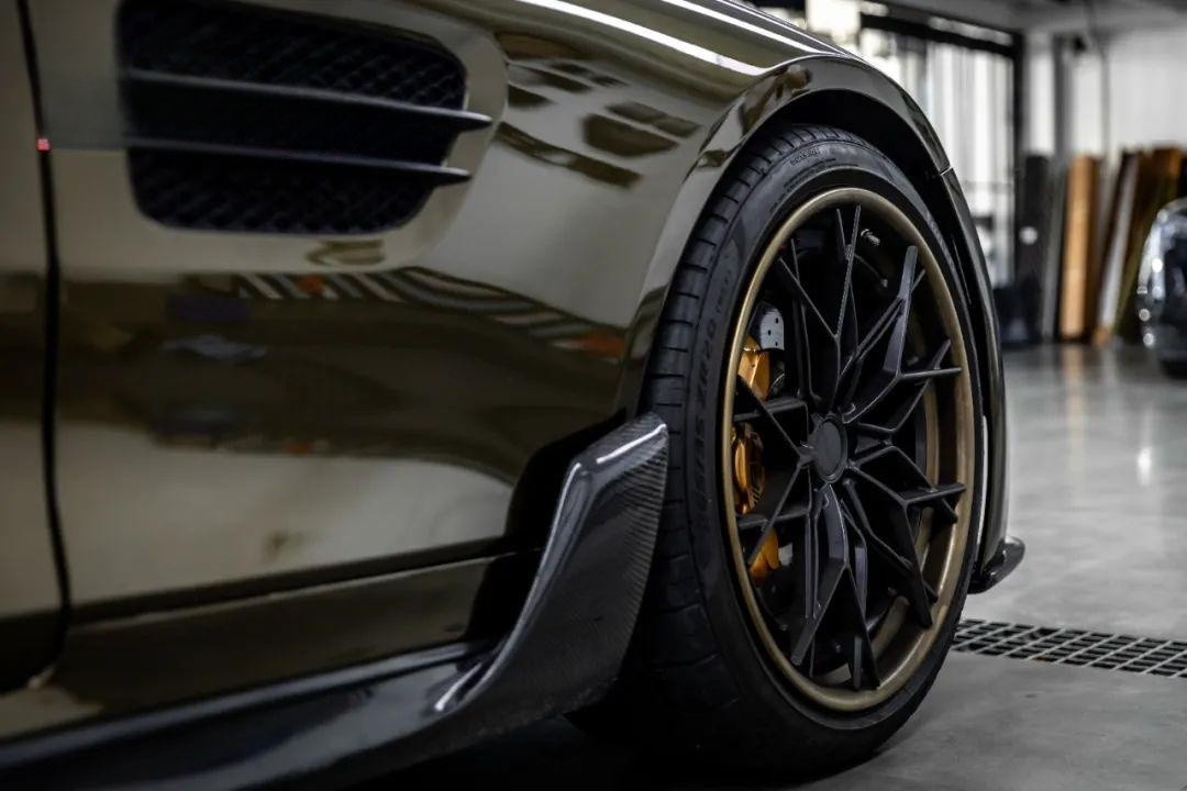 Gloss Metallic Midnight Gold Car Vinyl Wrap review 0