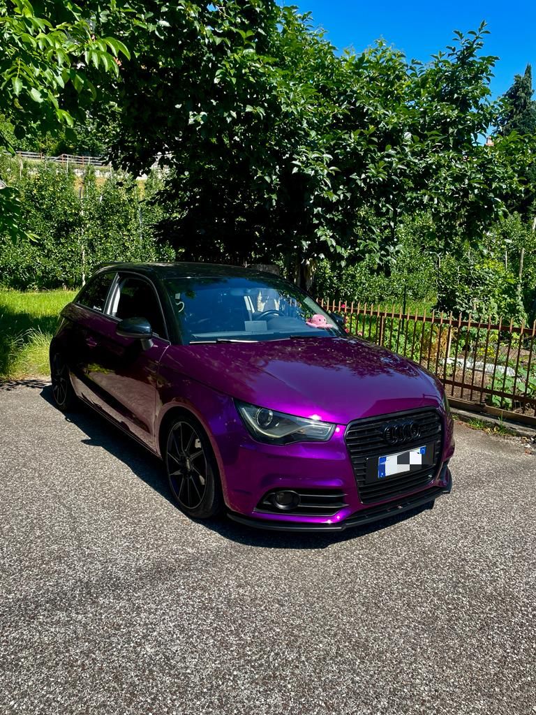 Gloss Metallic Grape Purple Car Vinyl Wrap review 0