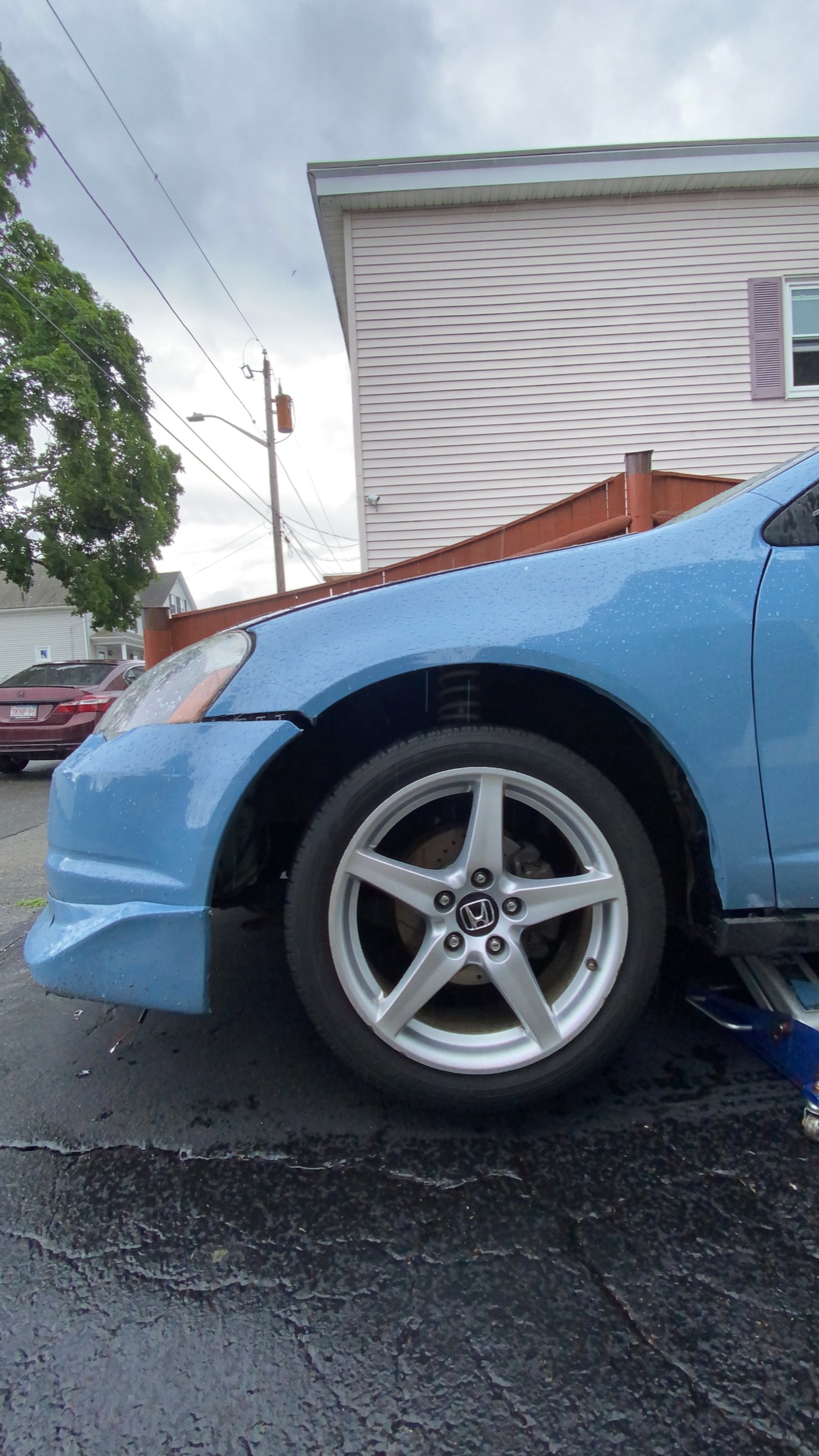 Super Gloss China Blue Car Vinyl Wrap review 0