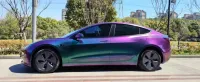 Gloss Metallic Green Galaxy Car Vinyl Wrap review 0