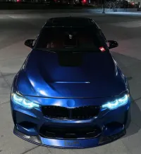  Matte Metallic Portimao Blue Car Vinyl Wrap review 4