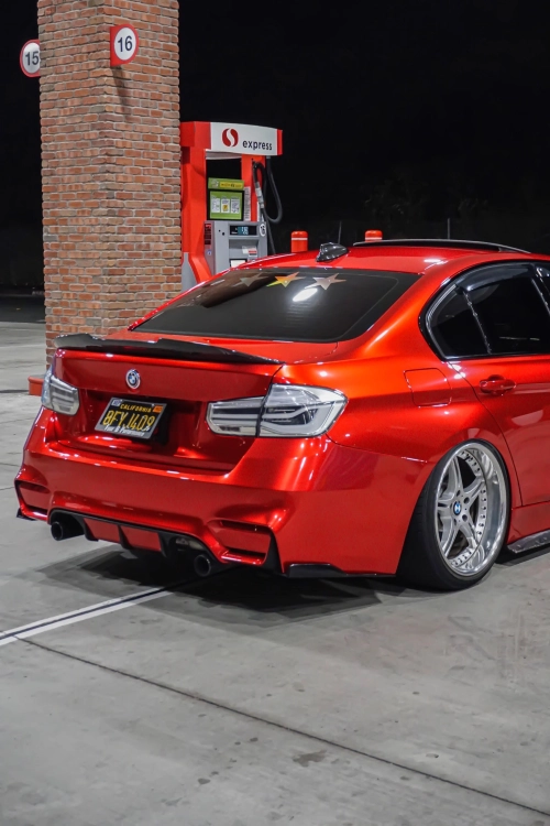 Gloss Metallic Vampire Red Car Vinyl Wrap review 