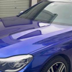 Gloss Meissen Blue Car Wrap Glossy Meissen Blue Vinyl Wrap alukovinyl