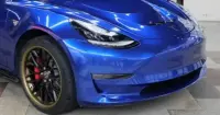Gloss Metallic Jazz Blue Car Vinyl Wrap review 1