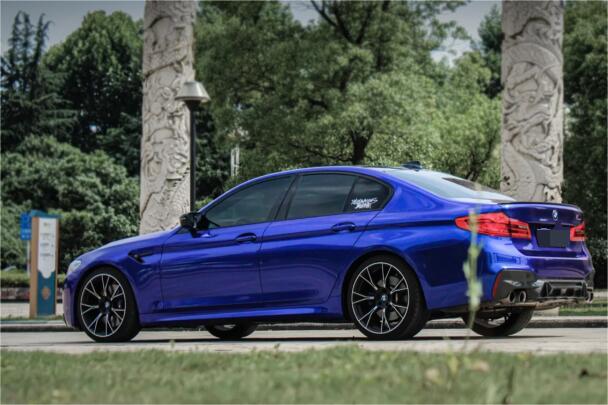 Gloss Metal Paint Blueberry Car Vinyl Wrap review 0