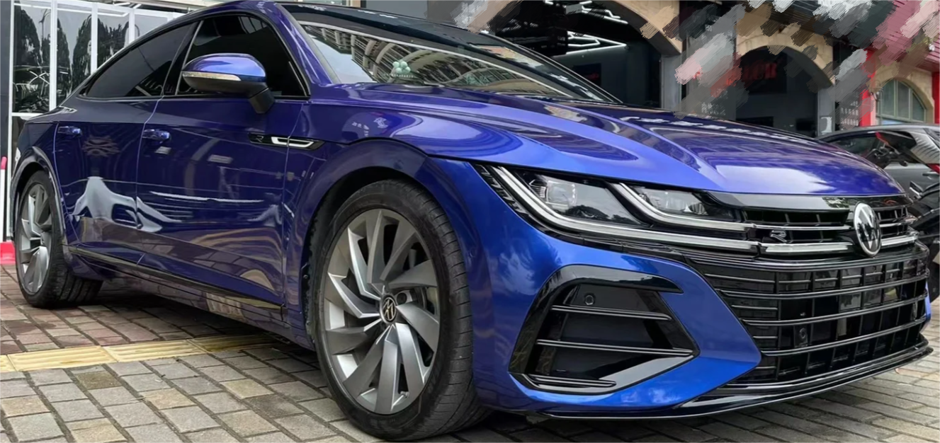 Gloss Metal Paint Blueberry Car Vinyl Wrap review ghvd