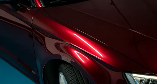 Liquid Metallic Dragon Blood Red Car Vinyl Wrap review 