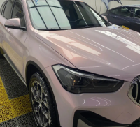  Gloss Metallic Pink to White Car Vinyl Wrap  review 0