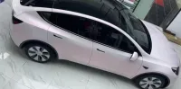 Gloss Metallic Pink to White Car Vinyl Wrap  review 0