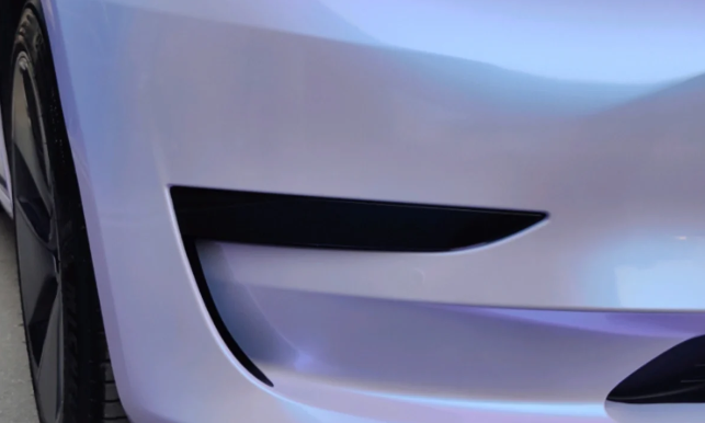 Twin-Color Silver Purple Car Vinyl Wrap  review 0