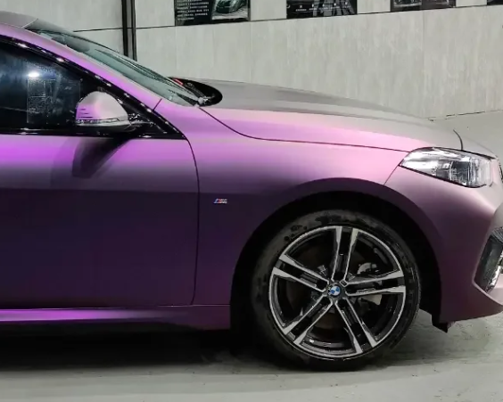 Matte Metallic Purple Car Vinyl Wrap review 0