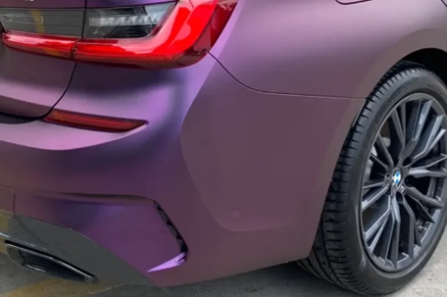 Matte Metallic Purple Car Vinyl Wrap review 