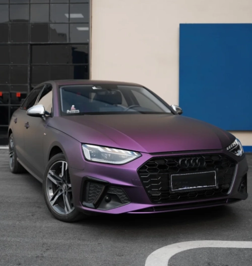 Matte Metallic Purple Car Vinyl Wrap review 