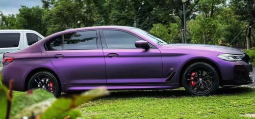 Matte Metallic Purple Car Vinyl Wrap review 
