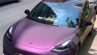 Matte Metallic Purple Car Vinyl Wrap review 0