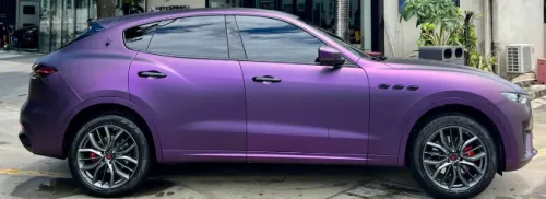 Matte Metallic Purple Car Vinyl Wrap review 