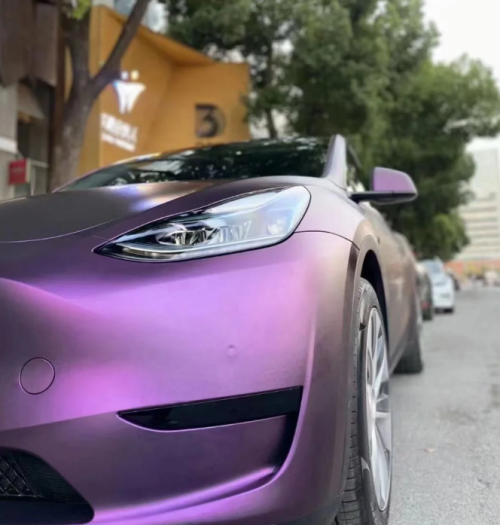 Matte Metallic Purple Car Vinyl Wrap review 