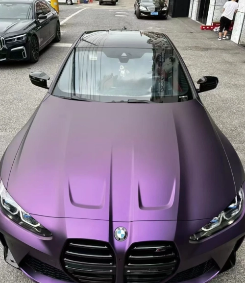 Matte Metallic Purple Car Vinyl Wrap review 