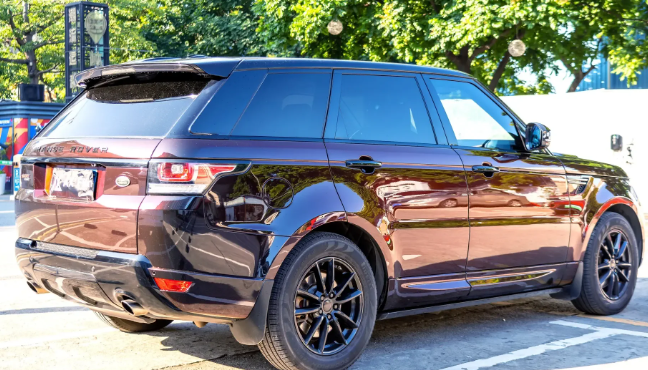 PET Gloss Shifting Red to Black Car Vinyl Wrap review 0